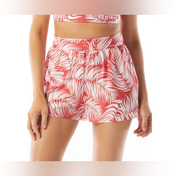 COCO CONTOURS REFLECT SWIM SHORT - FEATHER PALM - Picture 1 of 9